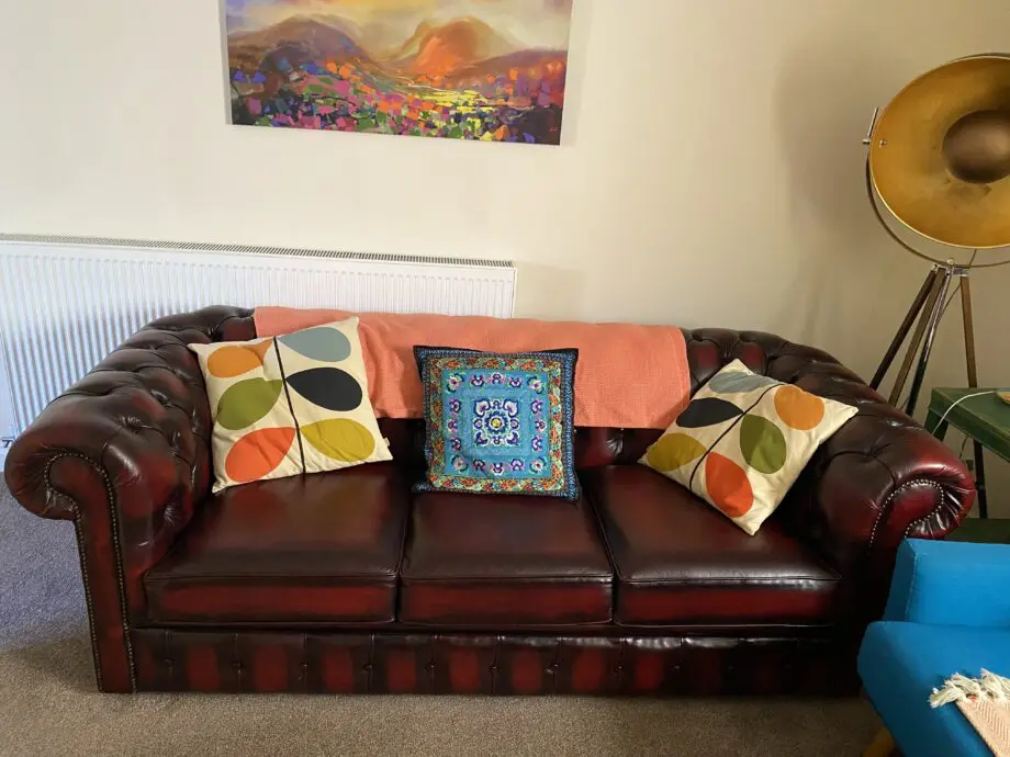 Chesterfield sofa - Oxblood