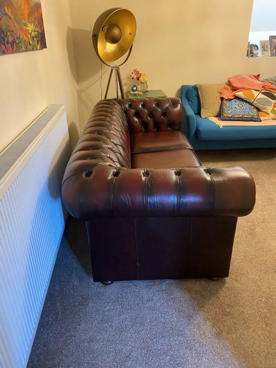 Chesterfield sofa - Oxblood