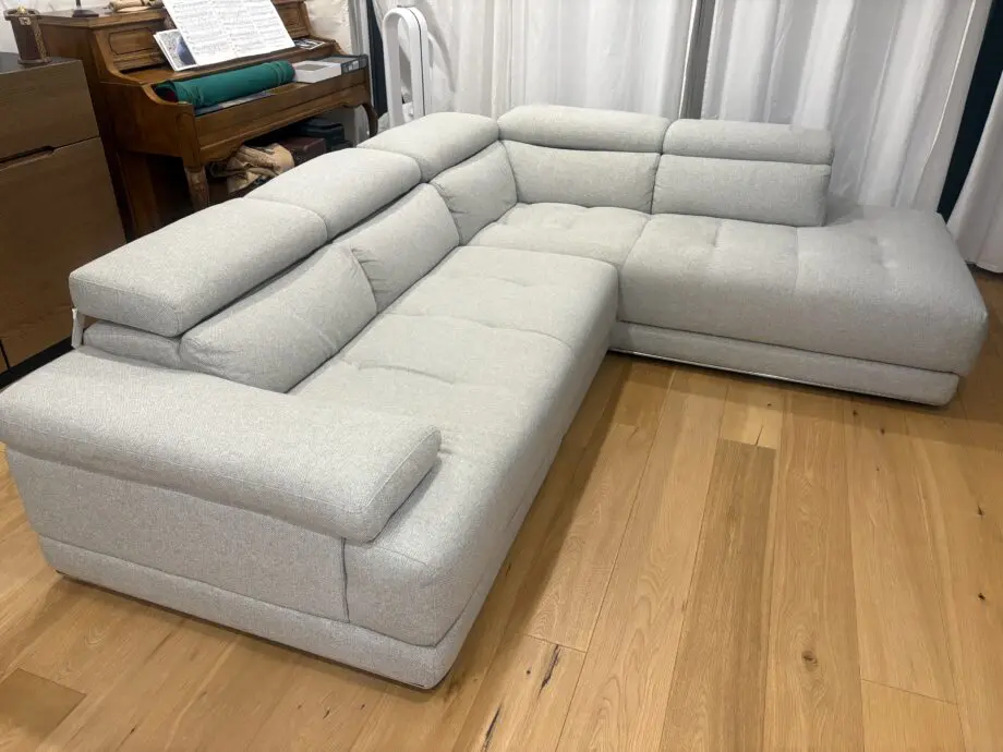 Luxury Italian-made Woollen Corner Sofa