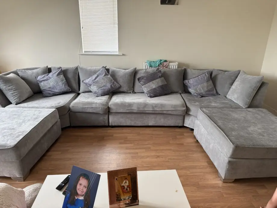 XL Bishop u shape sofa