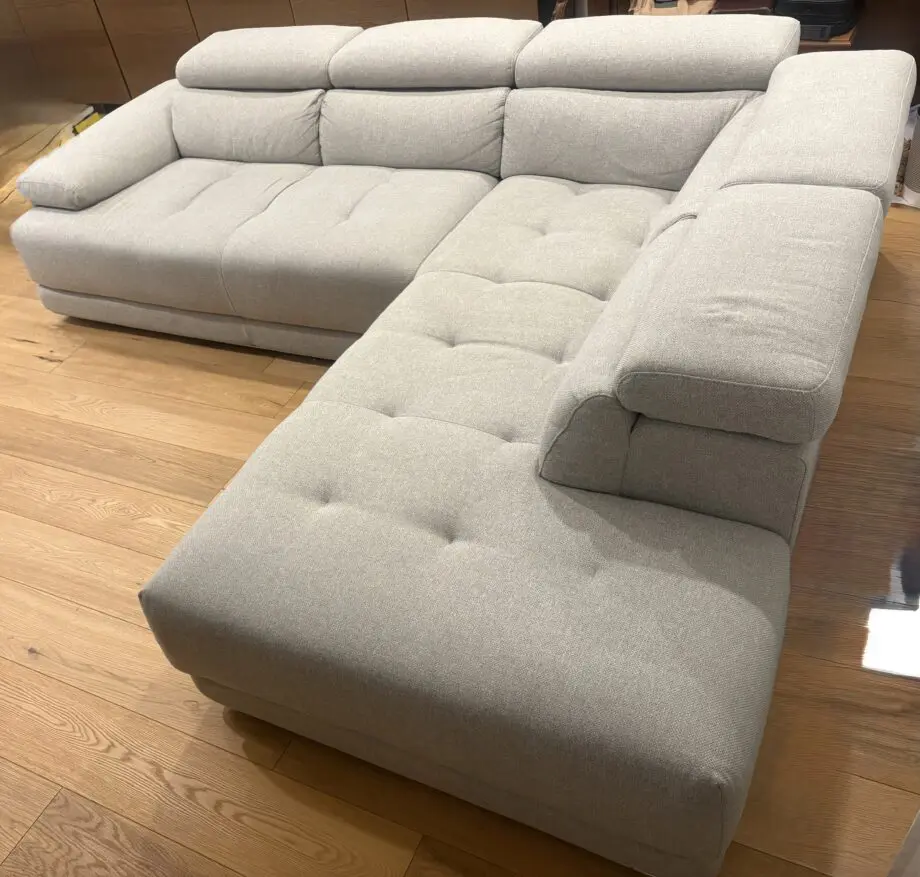 Luxury Italian-made Woollen Corner Sofa