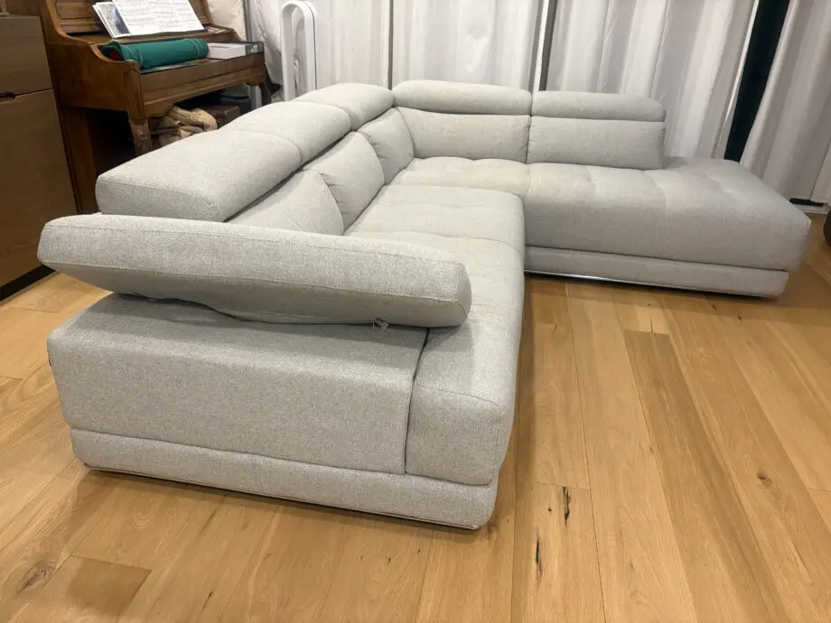 Luxury Italian-made Woollen Corner Sofa