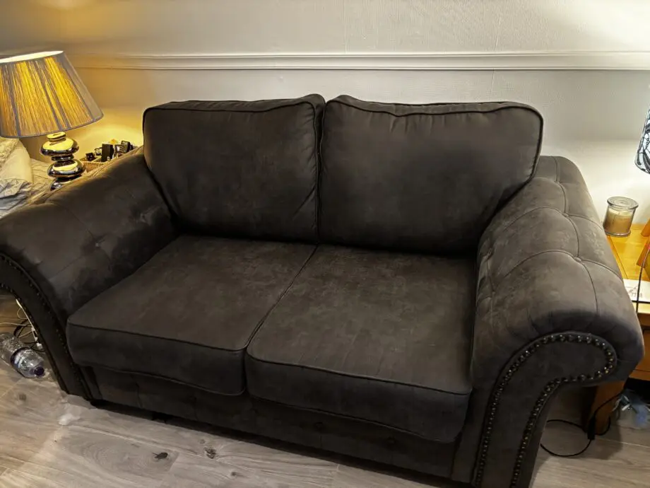 Wayfair grey 2 seater sofa