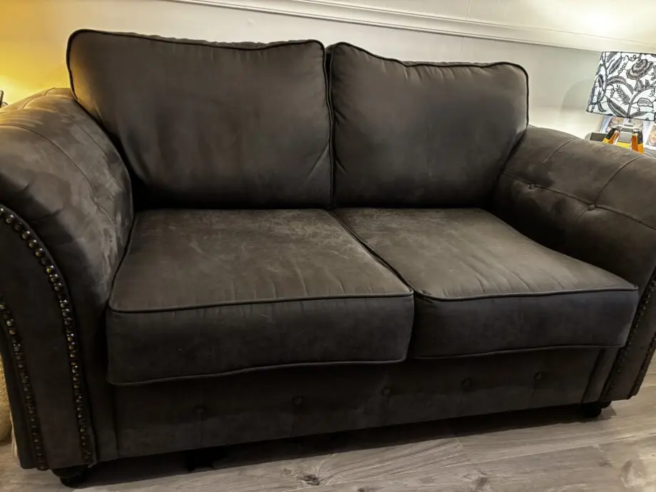 Wayfair grey 2 seater sofa