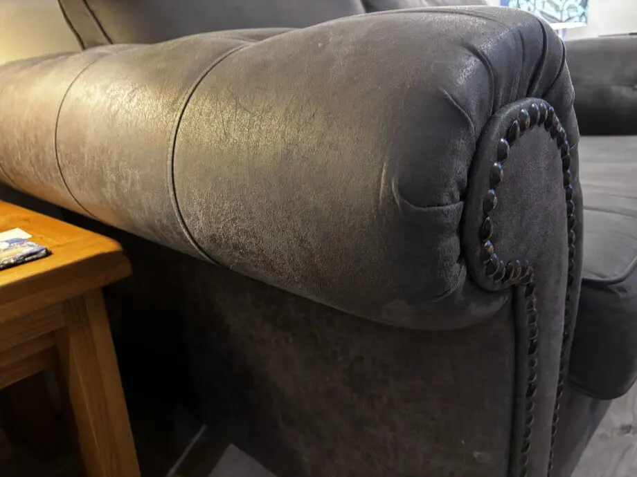 Wayfair grey 2 seater sofa