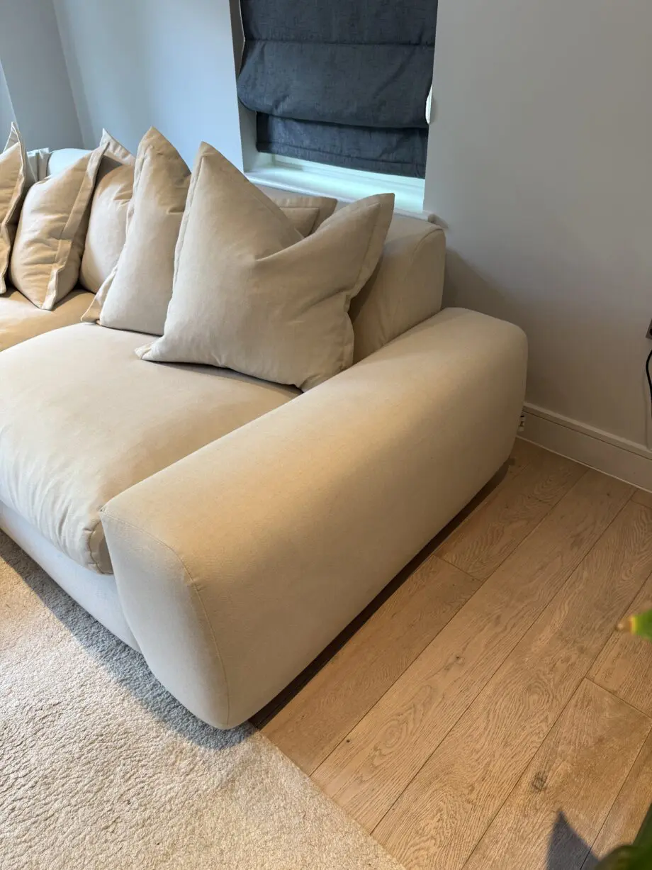 Loaf Medium Chaise Sofa (Shortbread Colour)