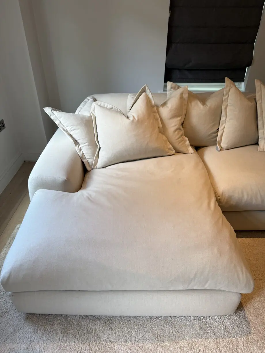 Loaf Medium Chaise Sofa (Shortbread Colour)