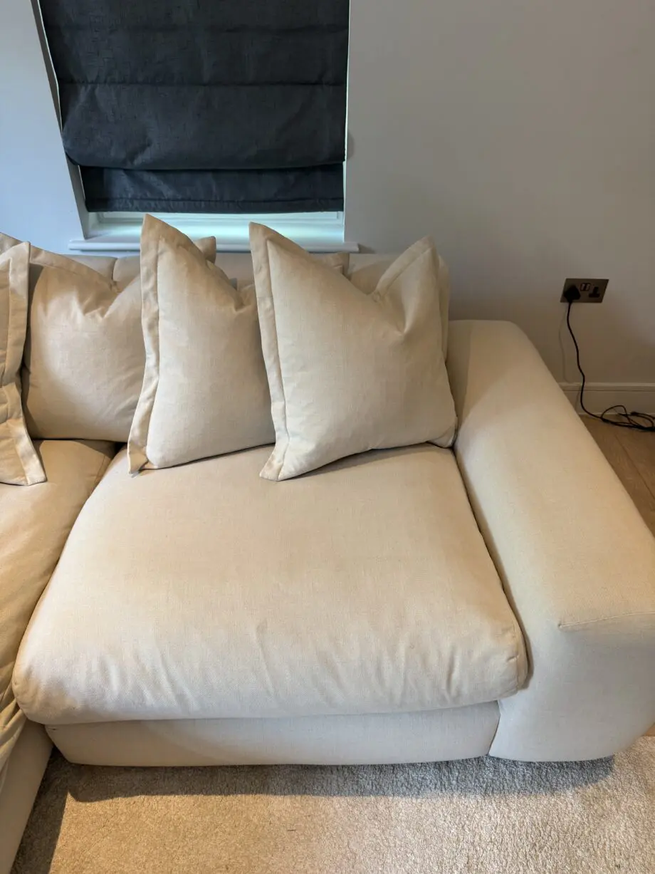 Loaf Medium Chaise Sofa (Shortbread Colour)