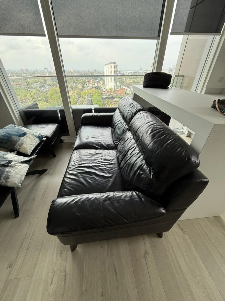 Leather sofa