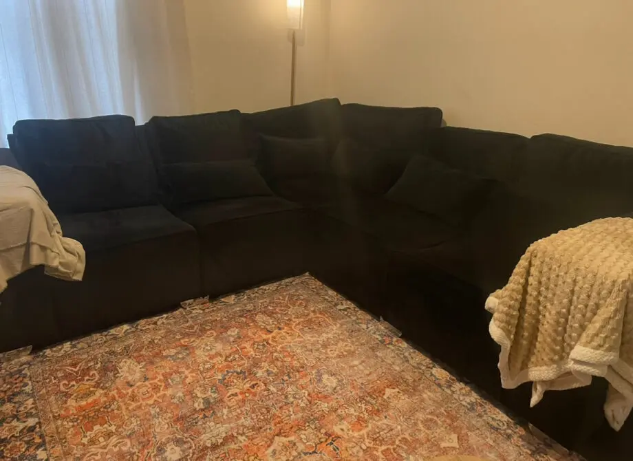 Black Anthracite Boutique Corner Sofa - 250x250cm