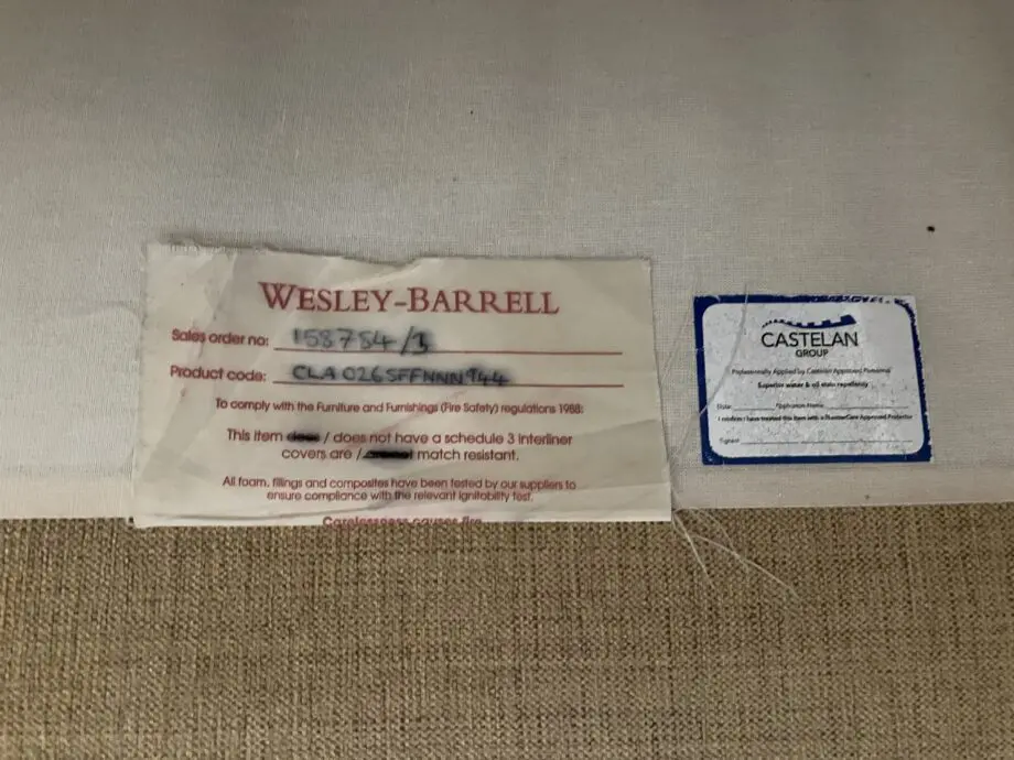 Wesley Barrell ‘tub style’ Clanfield 2.5 seater sofa