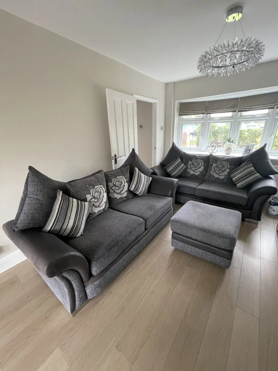 SCS Sofa Set - 3 Seater, 3 Seater, Matching Footstool