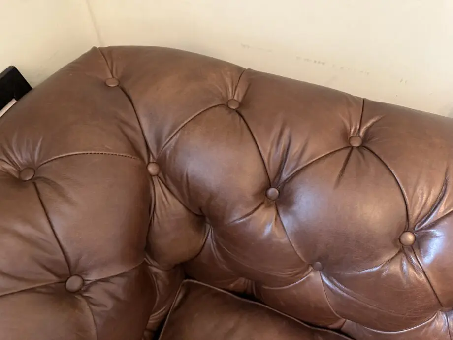 John Lewis Halo Earle Chesterfield 3 seater in Antique Whisky