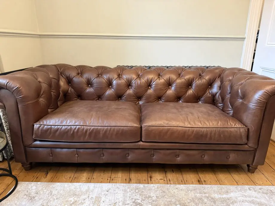 John Lewis Halo Earle Chesterfield 3 seater in Antique Whisky