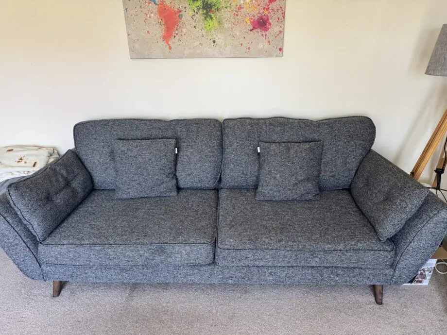 DFS - French Connection - Zinc - Grey 4 seater
