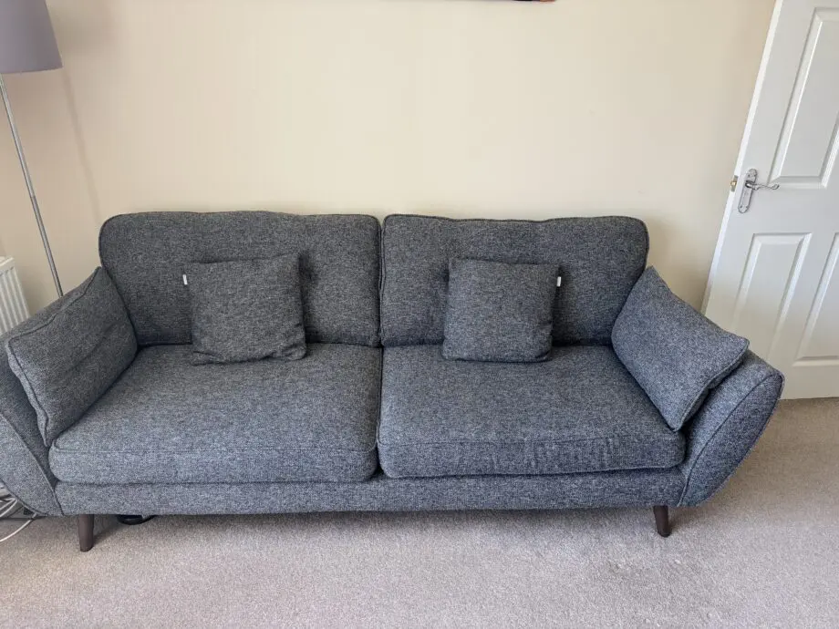 DFS - French Connection - Zinc - Grey 4 seater