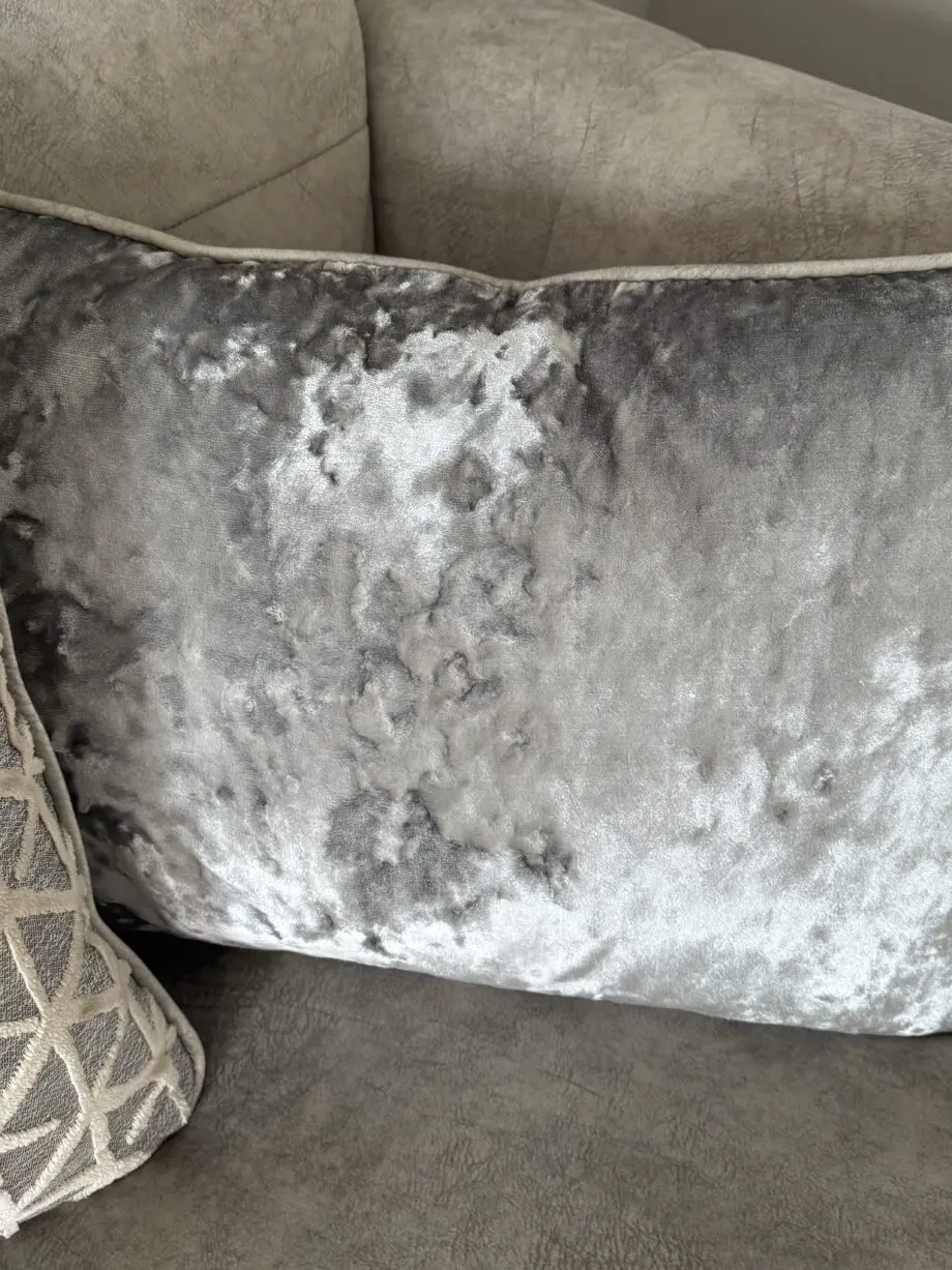 Furniture Village Oyster Beige Ariana 4 Seater Sofa & Cuddle Chair