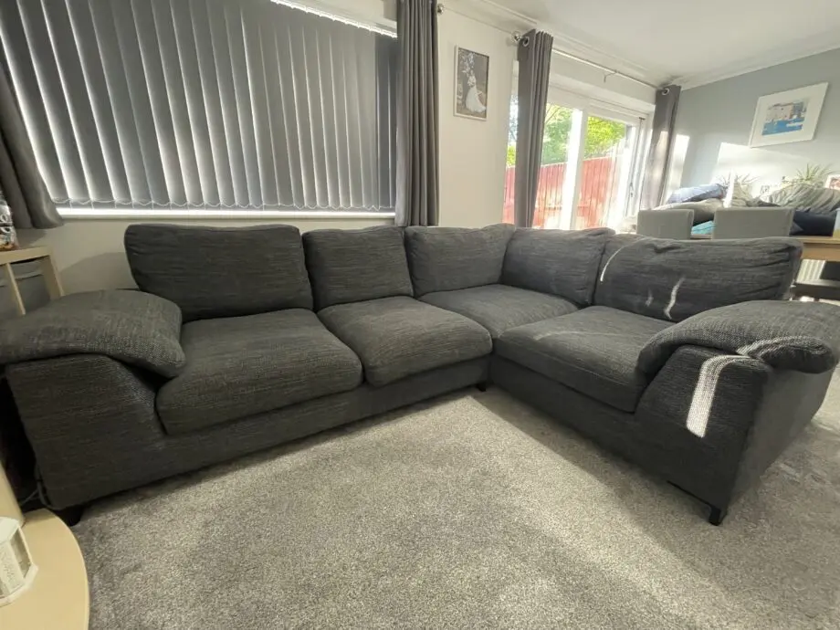 DFS Dark Grey Euphoria Corner Sofa