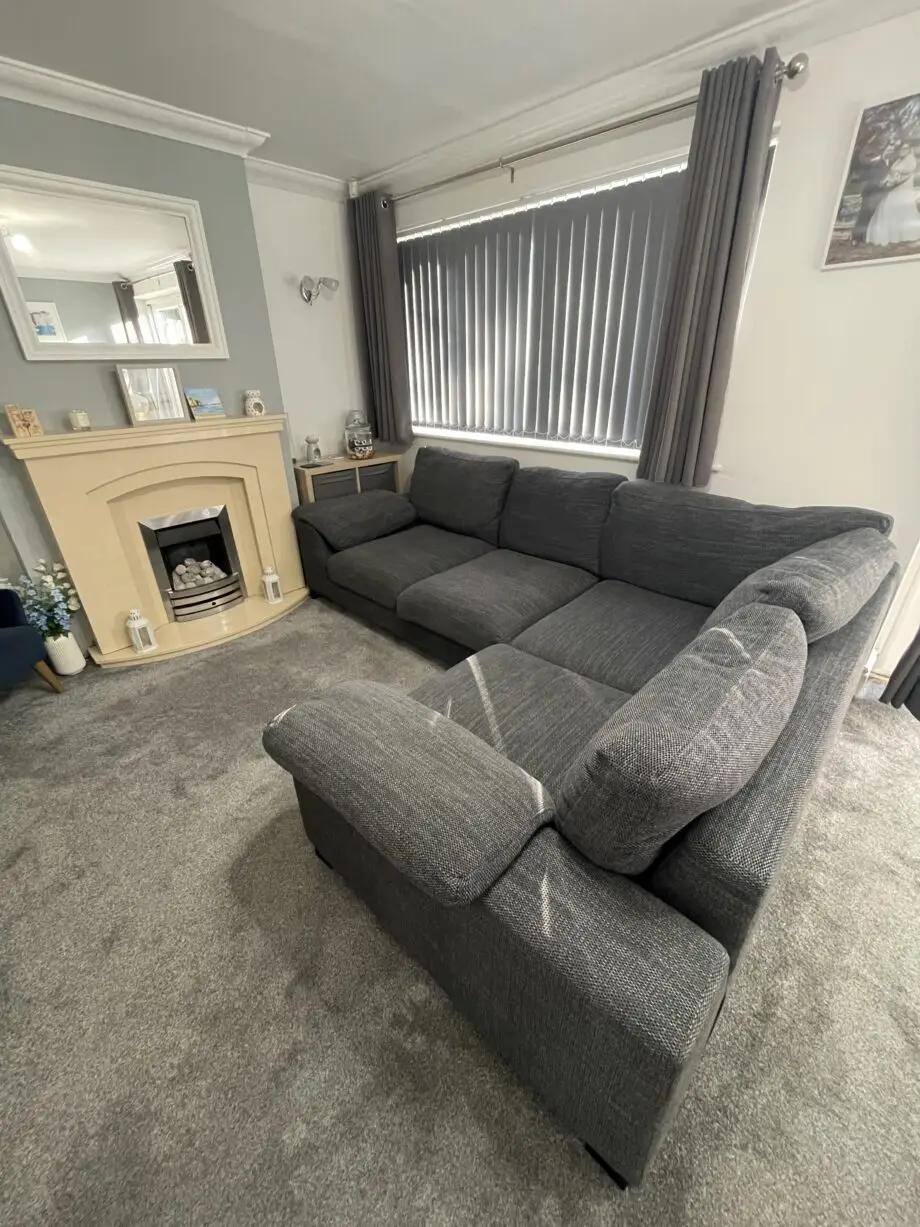 DFS Dark Grey Euphoria Corner Sofa