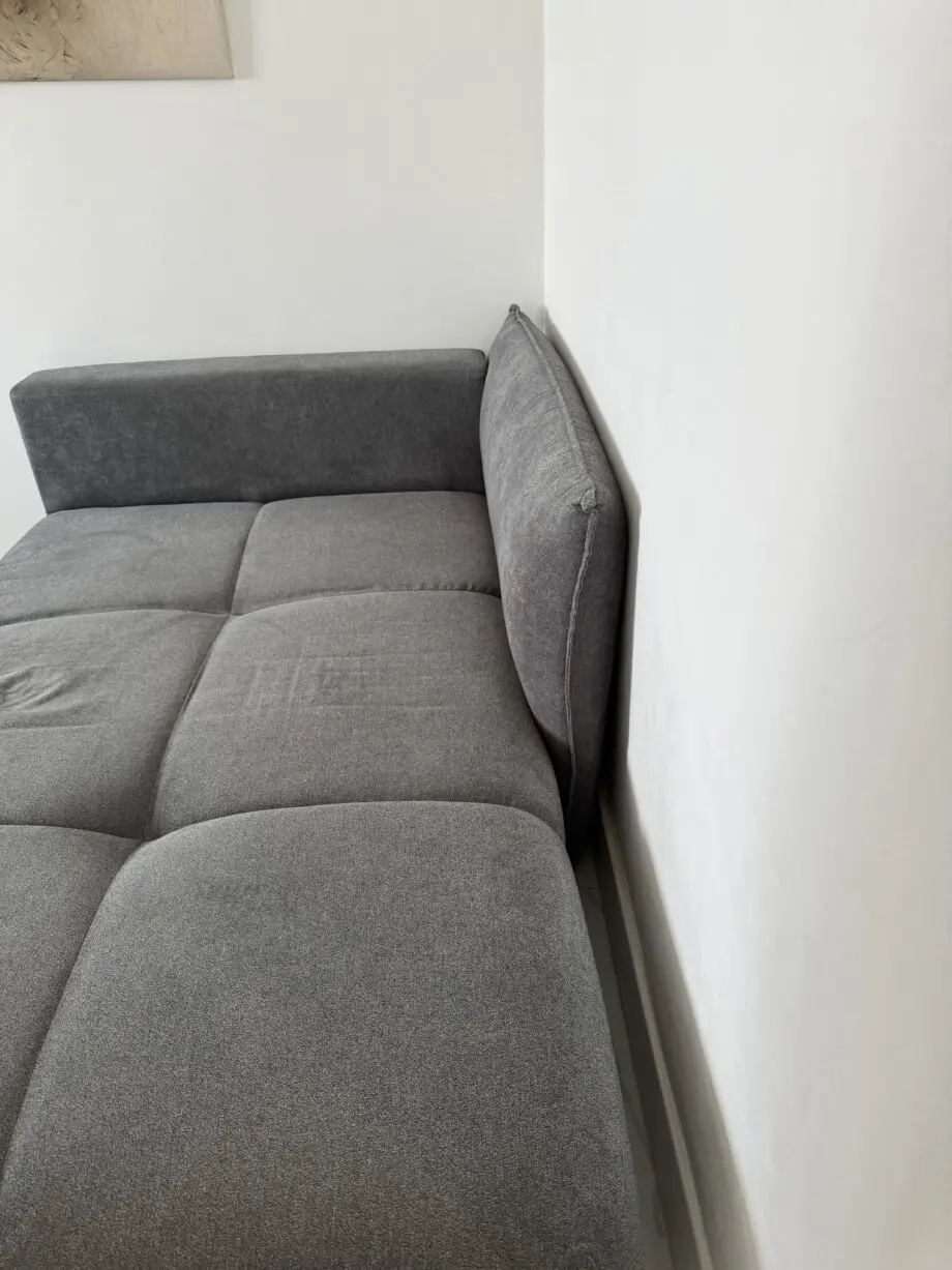 Grey sofa bed