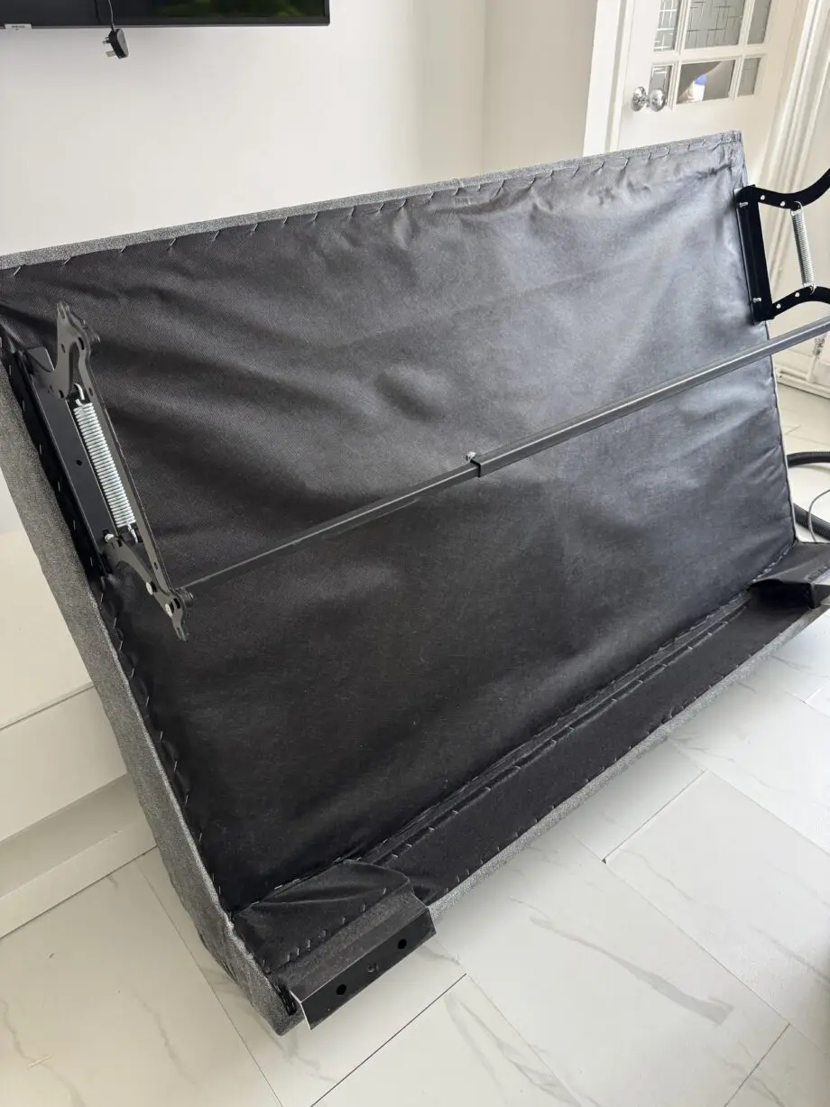 Grey sofa bed