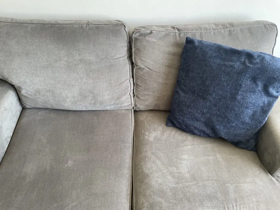 DFS Ludo Grey 2 seater sofa