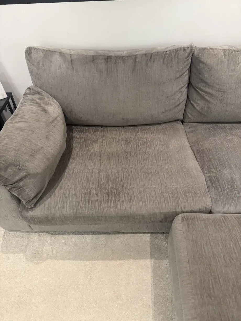 Sofology Grey Sofa and footstool