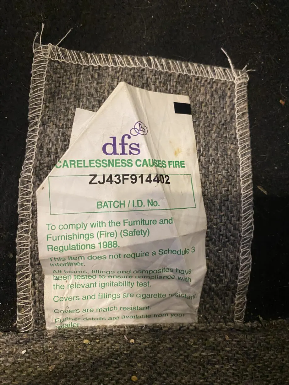 DFS 4 seater sofa Grey