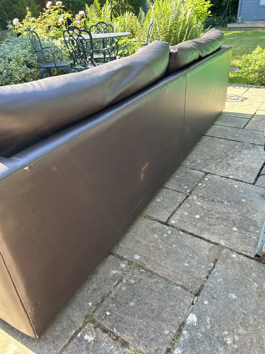Sofa Workshop sauvage chocolate Jack large leather sofa