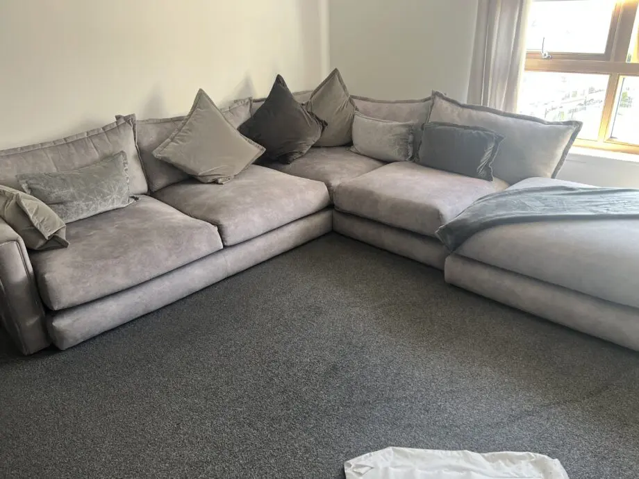 Dfs platinum Devine left hand corner sofa