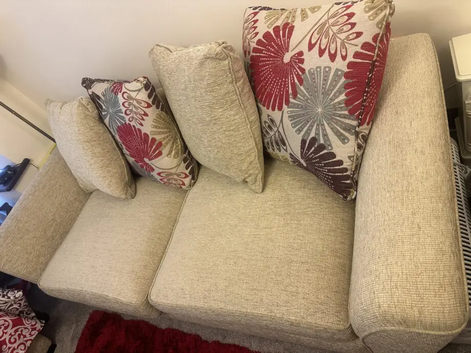 SCS 3 Seater Sand/Beige Scattered Sofa