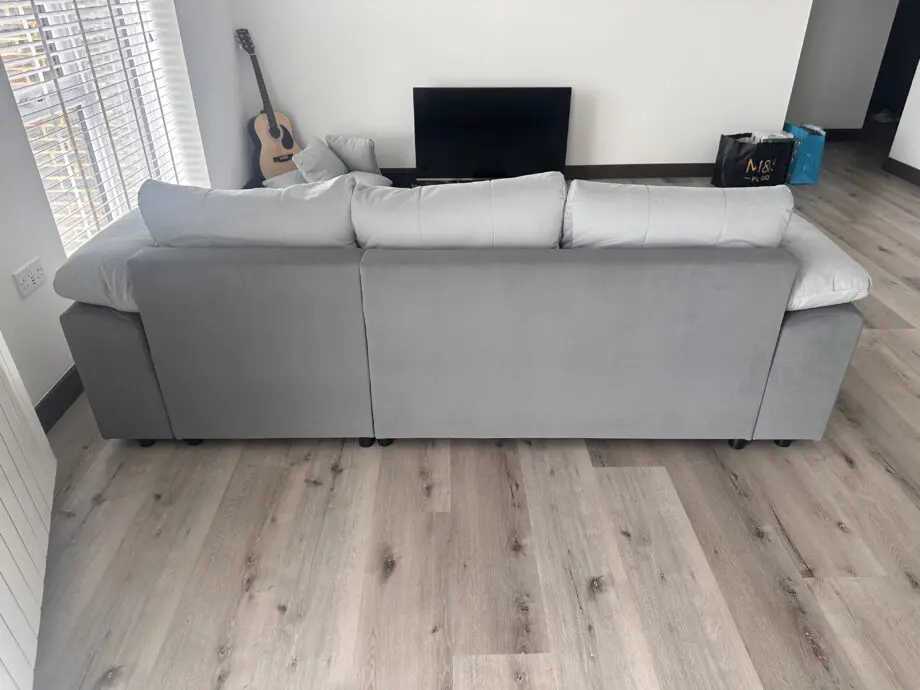 SofaBargain Grey sofa bed with storage