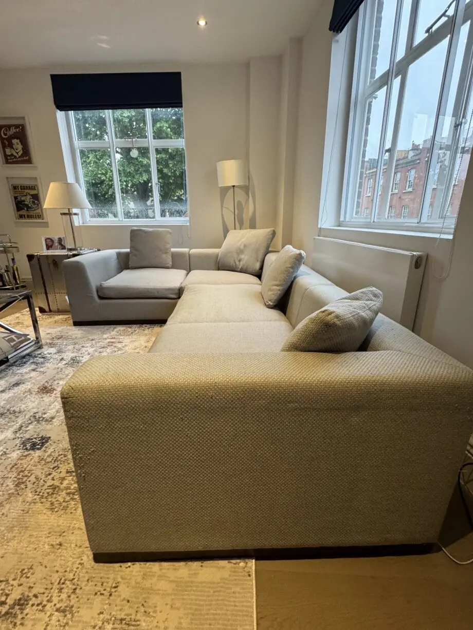 Light Grey Corner Sofa