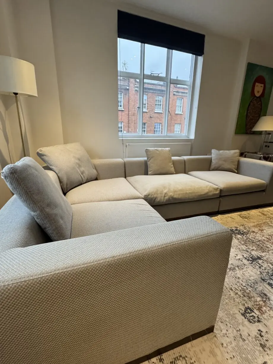 Light Grey Corner Sofa