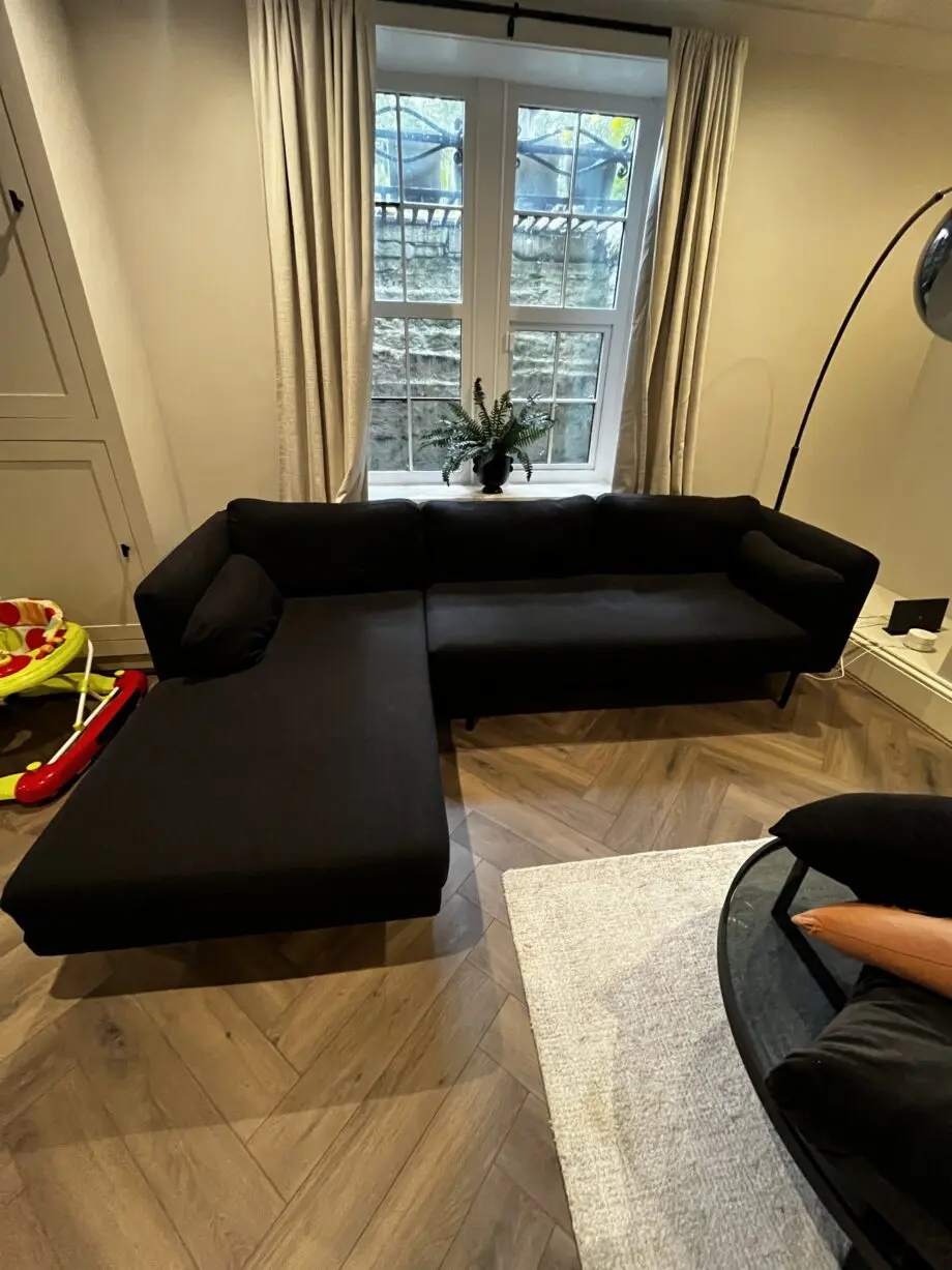 Made.com left hand chaise L shaped sofa