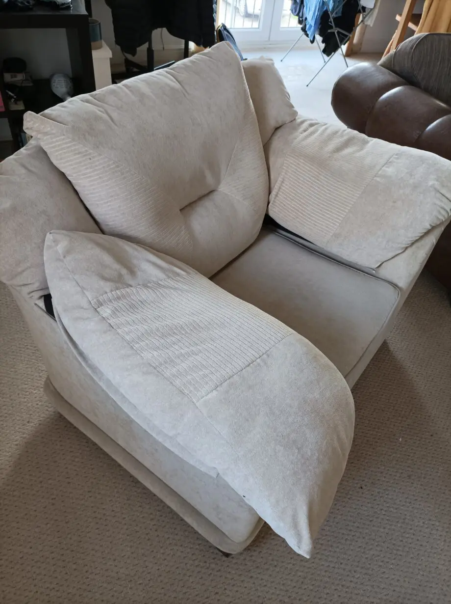 Beige Lounge Chair