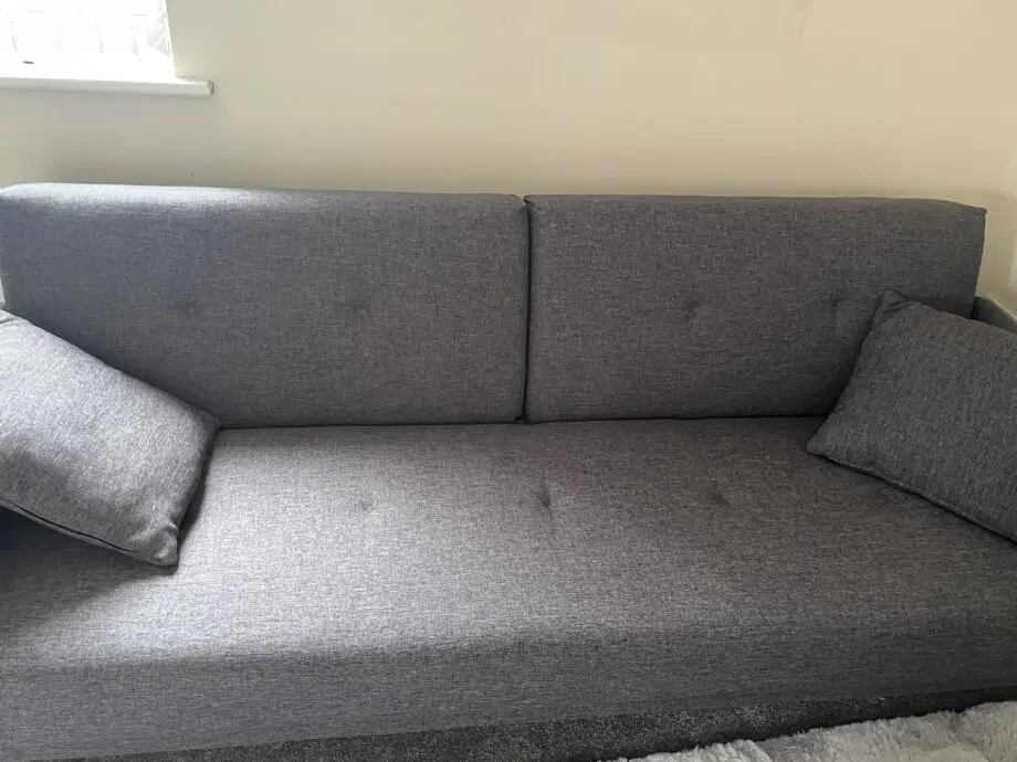 Grey sofa bed