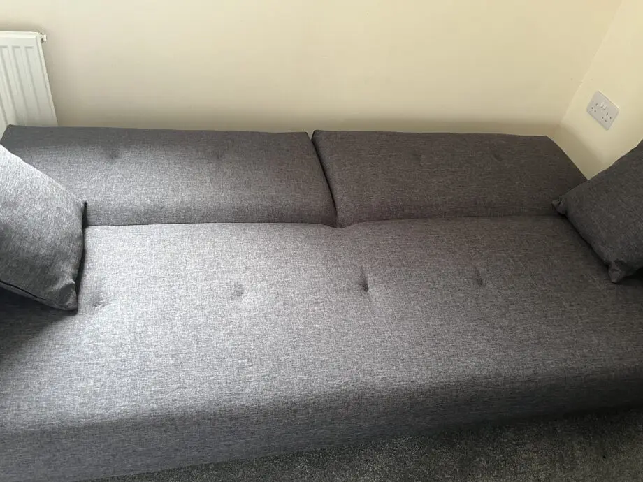 Grey sofa bed