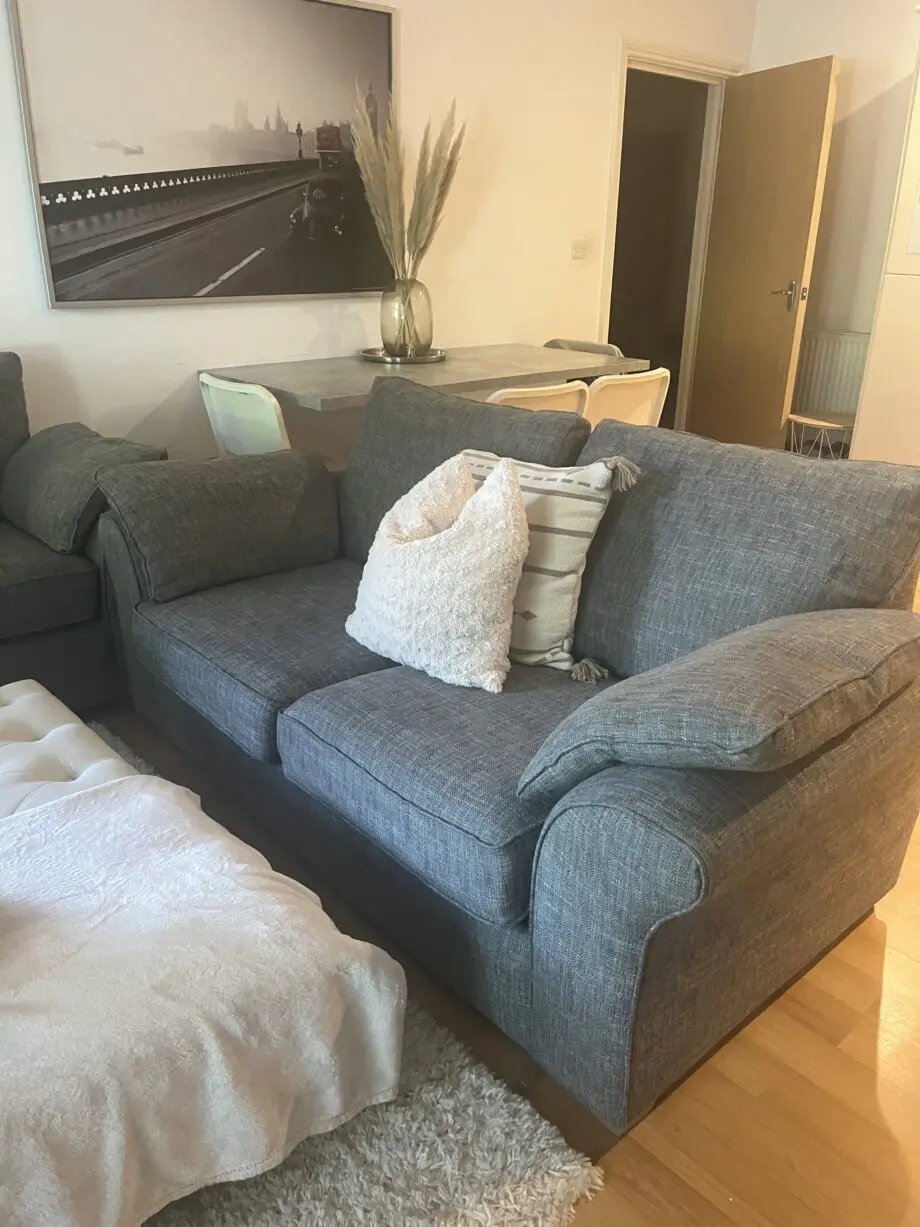 Next Grey 3 Seater Sofabed & 2 Seater Sofa