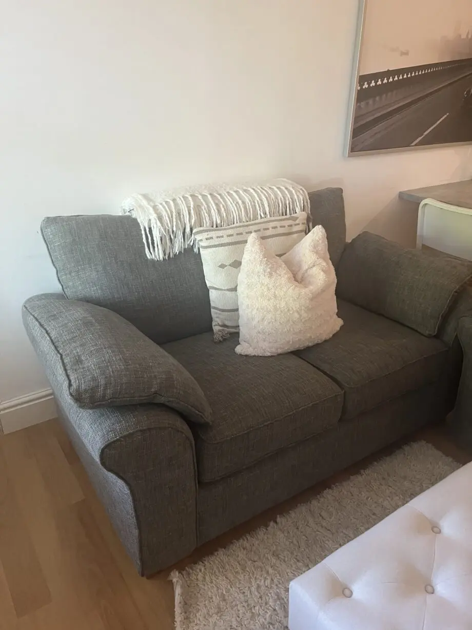 Next Grey 3 Seater Sofabed & 2 Seater Sofa