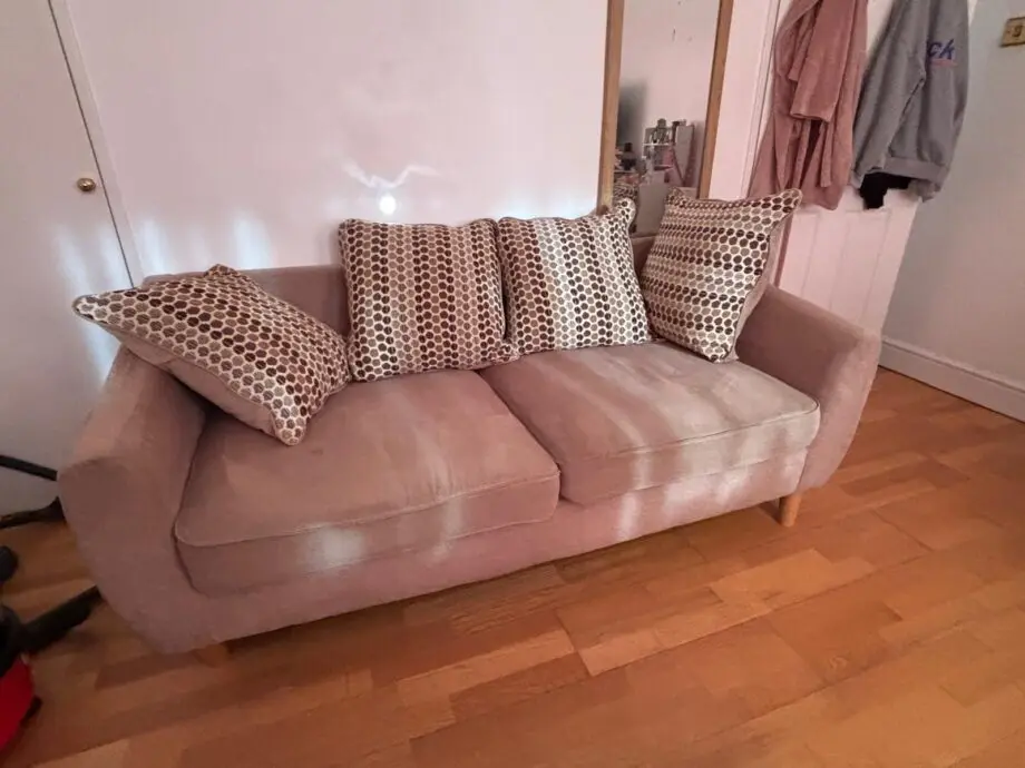Wyvern Large Beige Sofa with Cushions *GREAT CONDITION*
