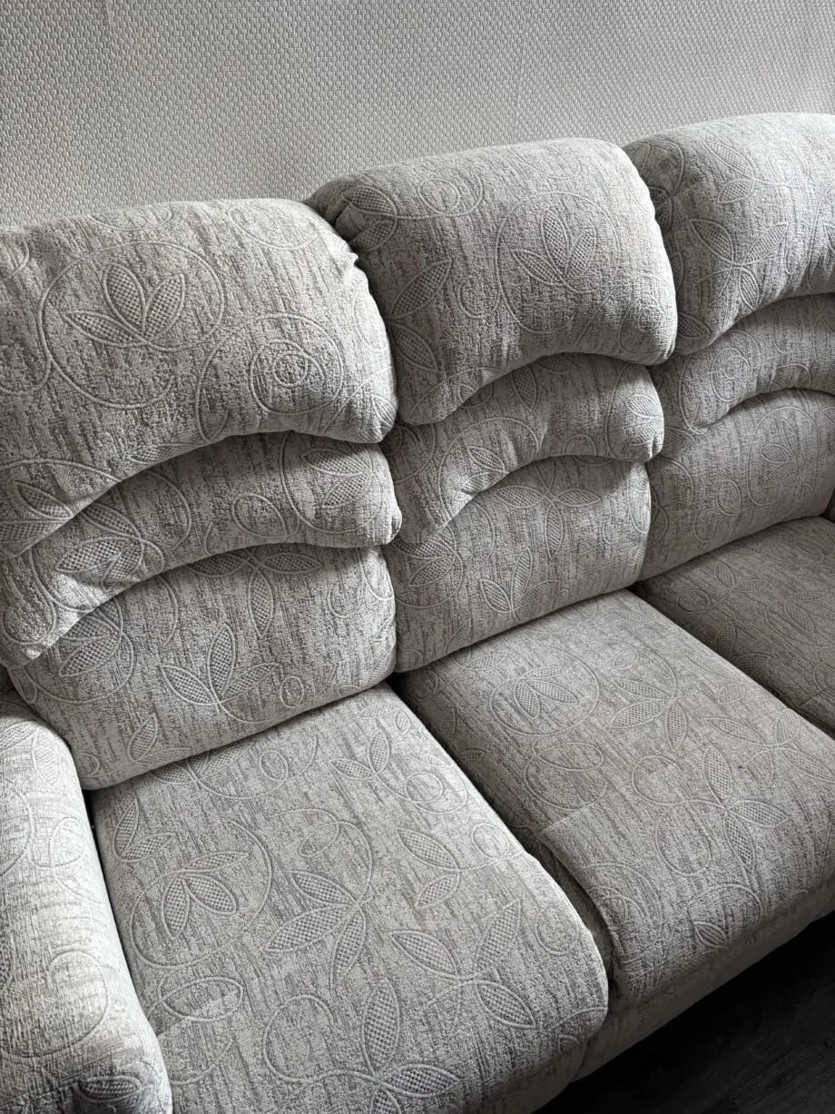 Beige sofa set