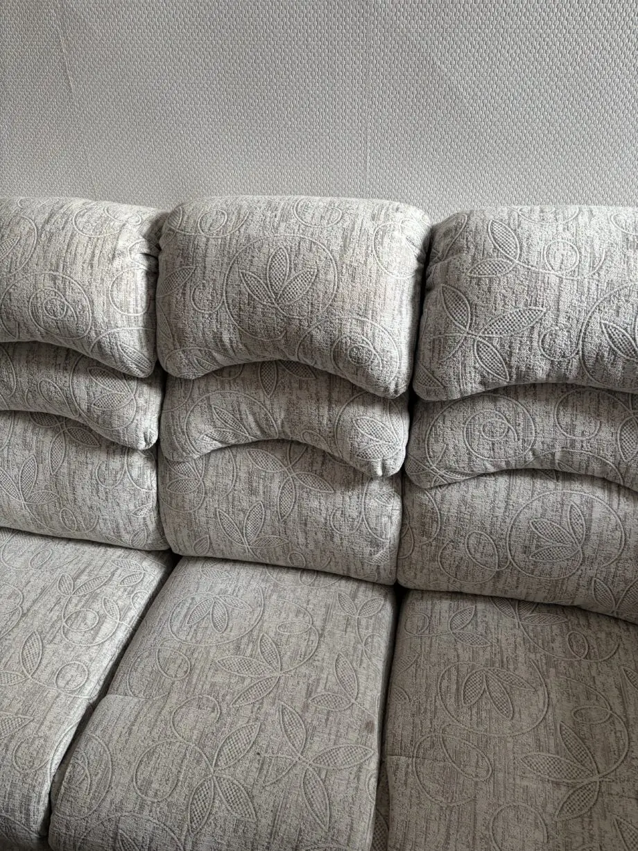 Beige sofa set