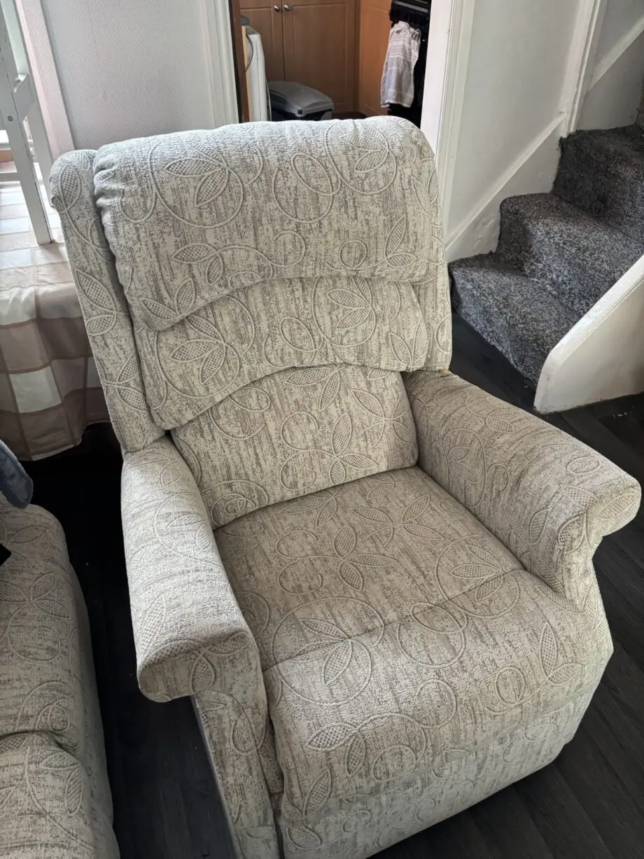 Beige sofa set
