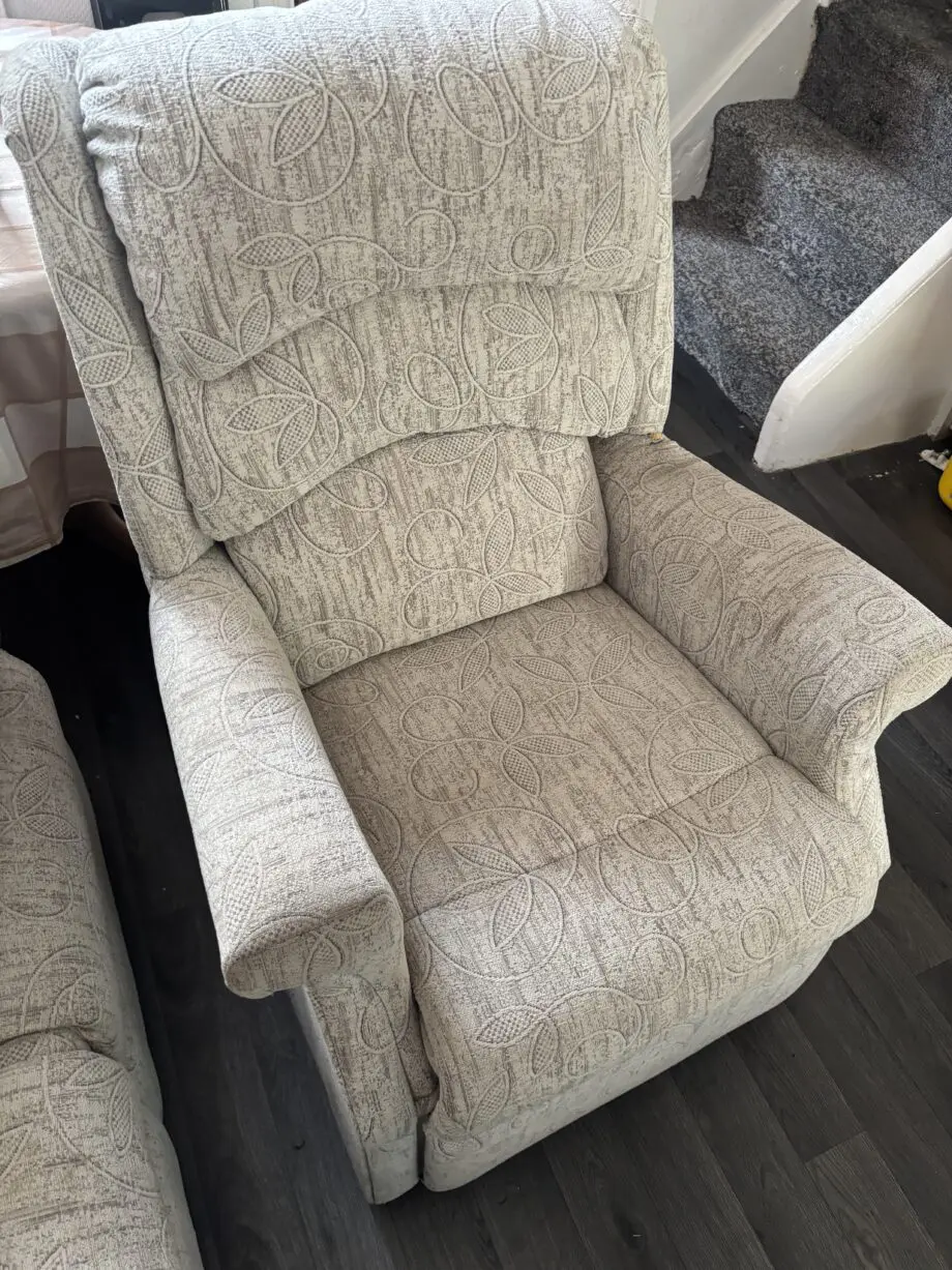 Beige sofa set