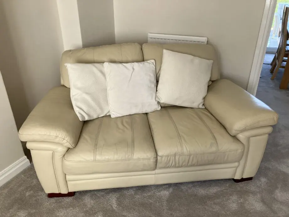 Sofology beige leather Sofa Set