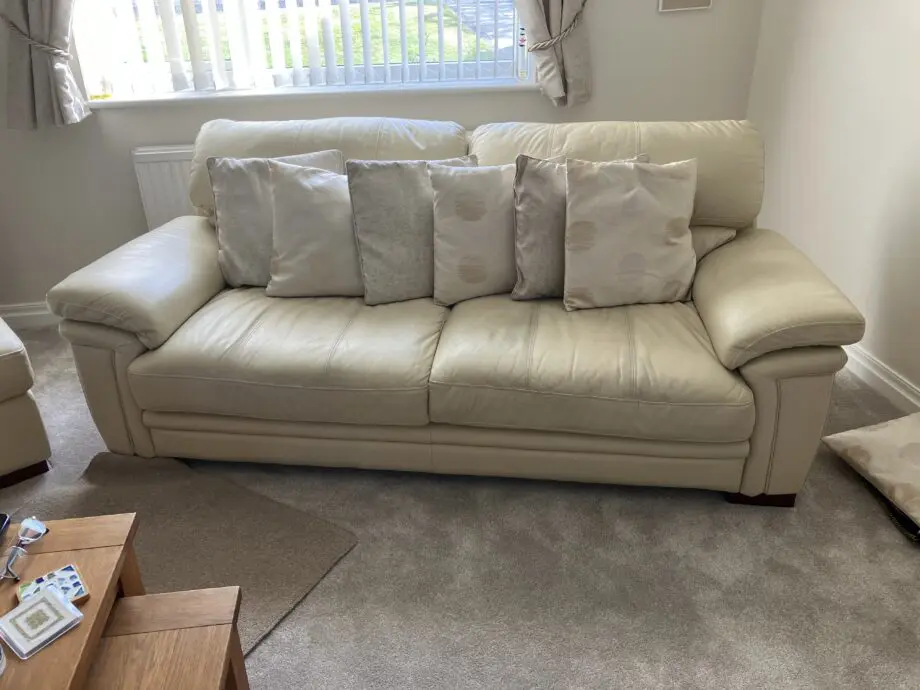 Sofology beige leather Sofa Set