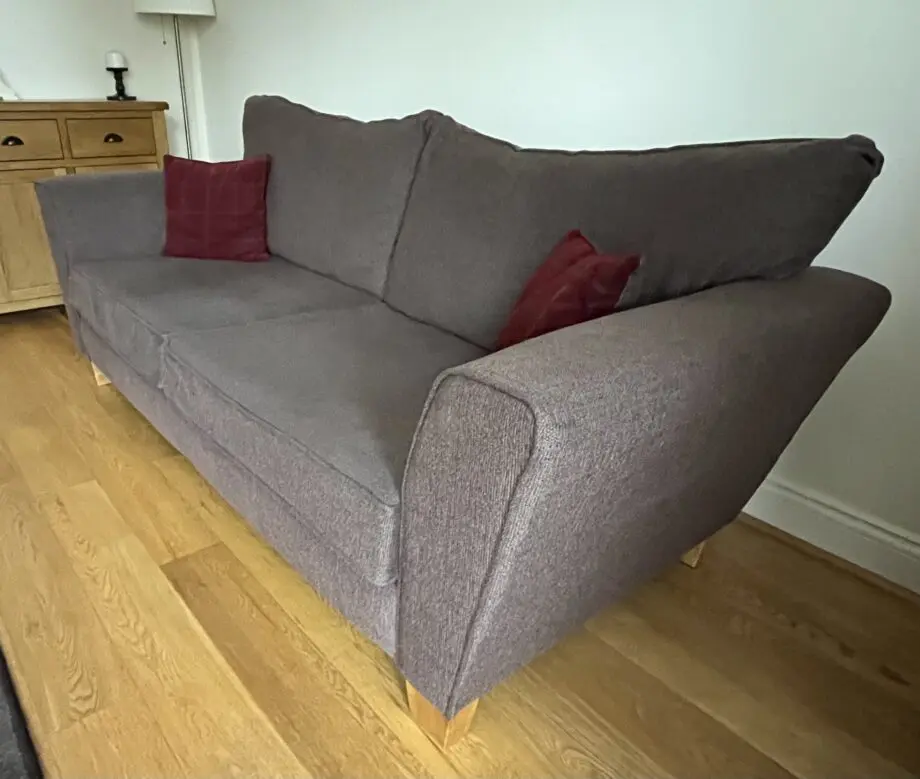 SCS Theo 3 Seater Sofa in Chocolate