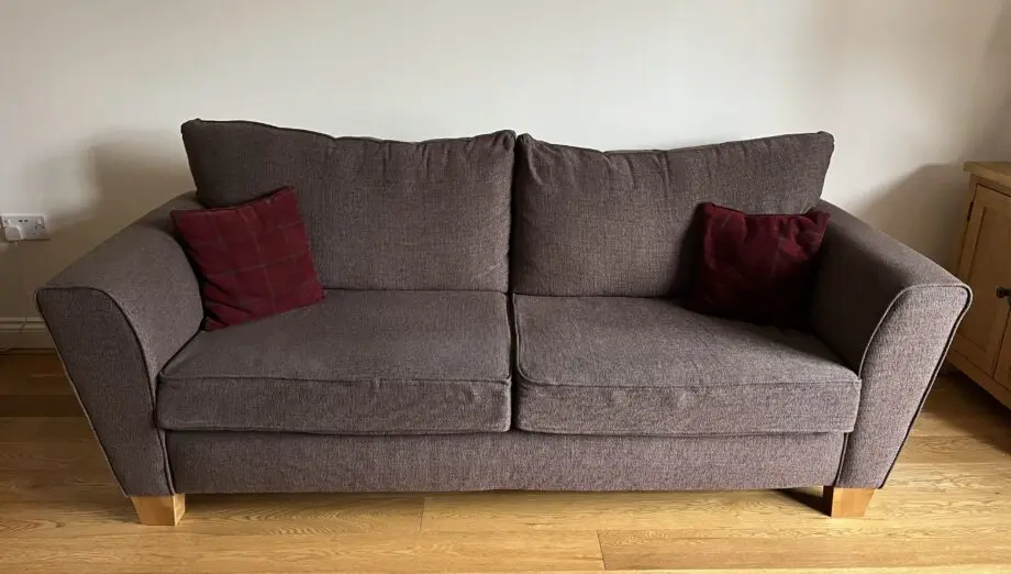 SCS Theo 3 Seater Sofa in Chocolate