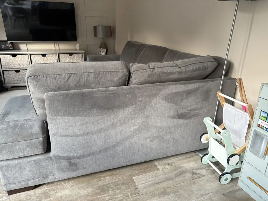 DFS Grey Orka corner sofa